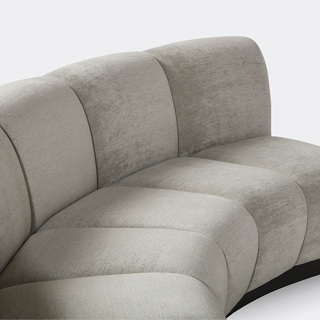 Model - 8190 Curved Sofa